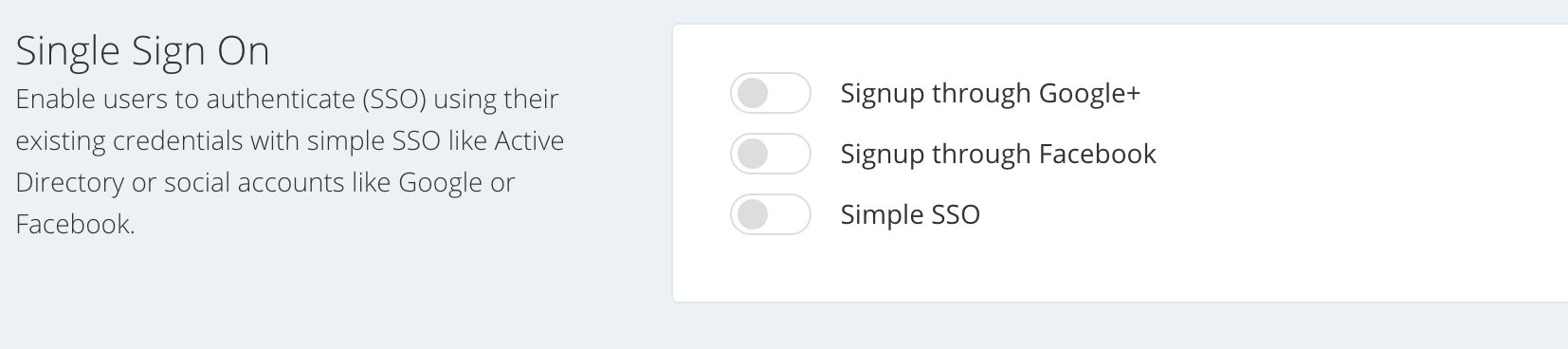 SeekLMS provides single sign on.